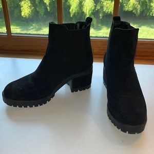 Black ankle boots